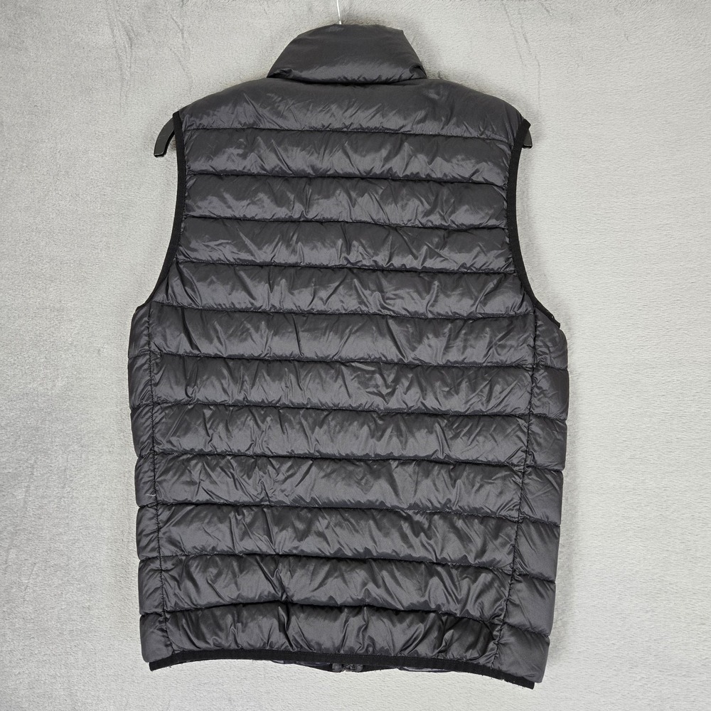 Polo Ralph Lauren Vest Mens Small White Duck Down Puffer Gilet Quilted Full Zip - Picture 2 of 8